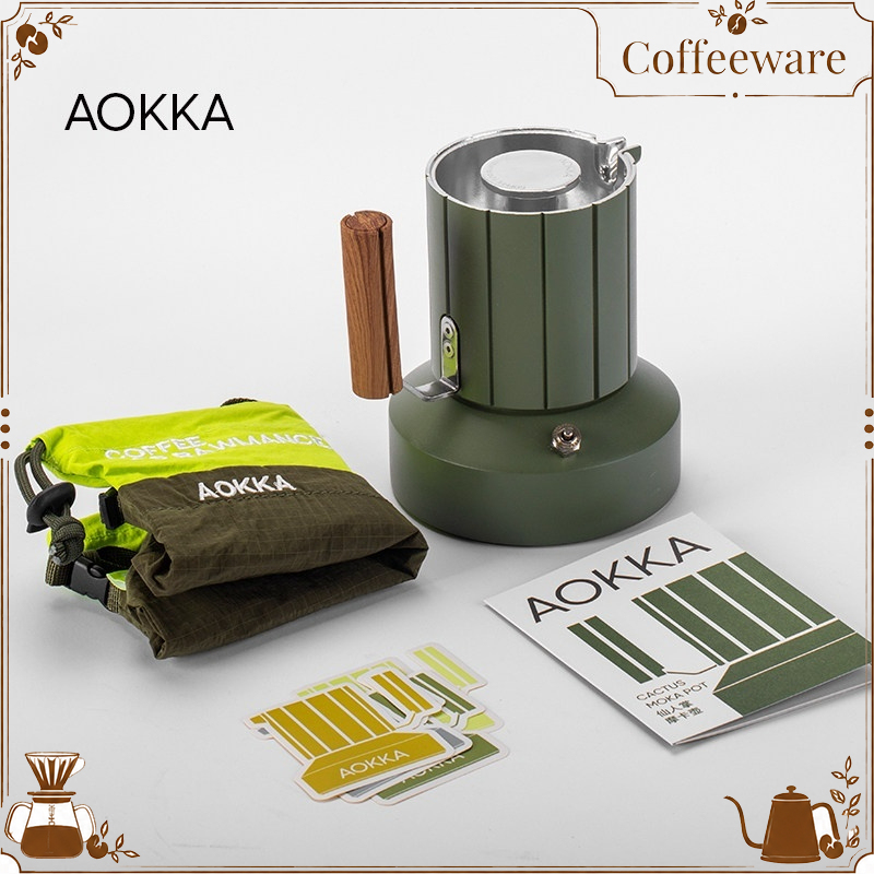 Moka Pot Stove - Cafeteira Moka com válvula dupla AOKKA,