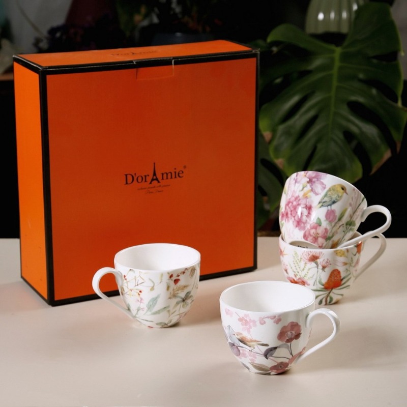 Xbloom Coffee Tea - Conjunto de 4 Peças, Canecas de