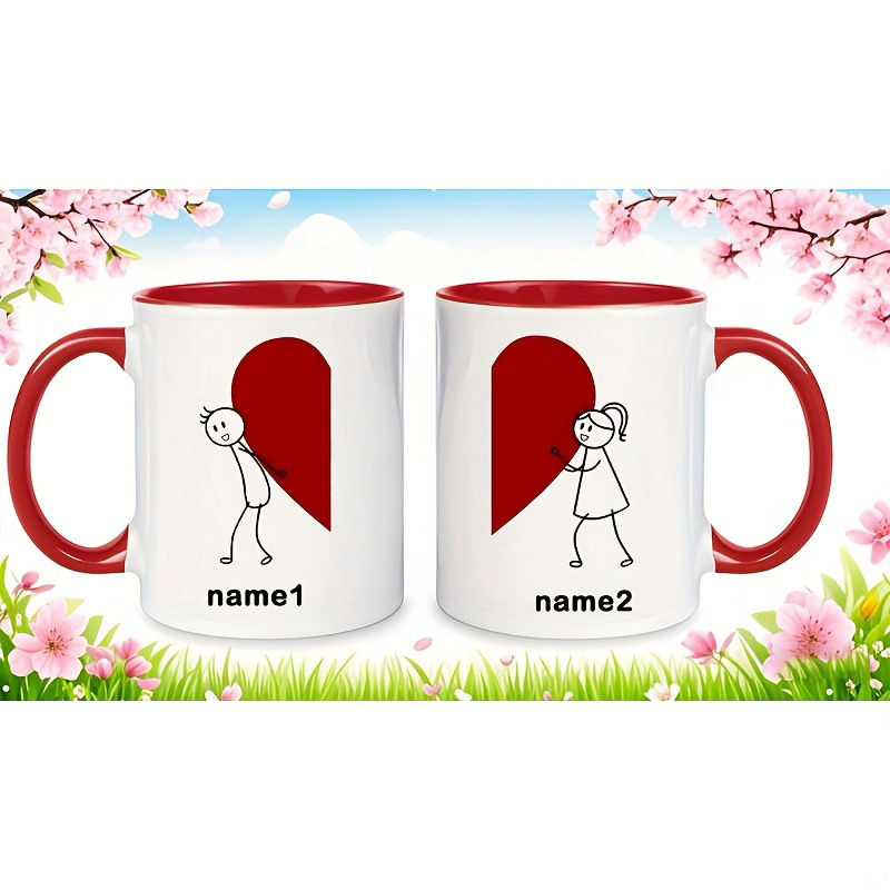 Coffee Tea Name - Canecas Personalizáveis com Design em Forma