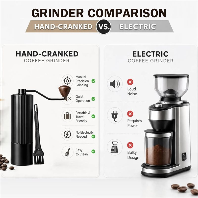 Moedor de Café Manual B23B, Mo - Burr Hand Grinder avaliação e preço