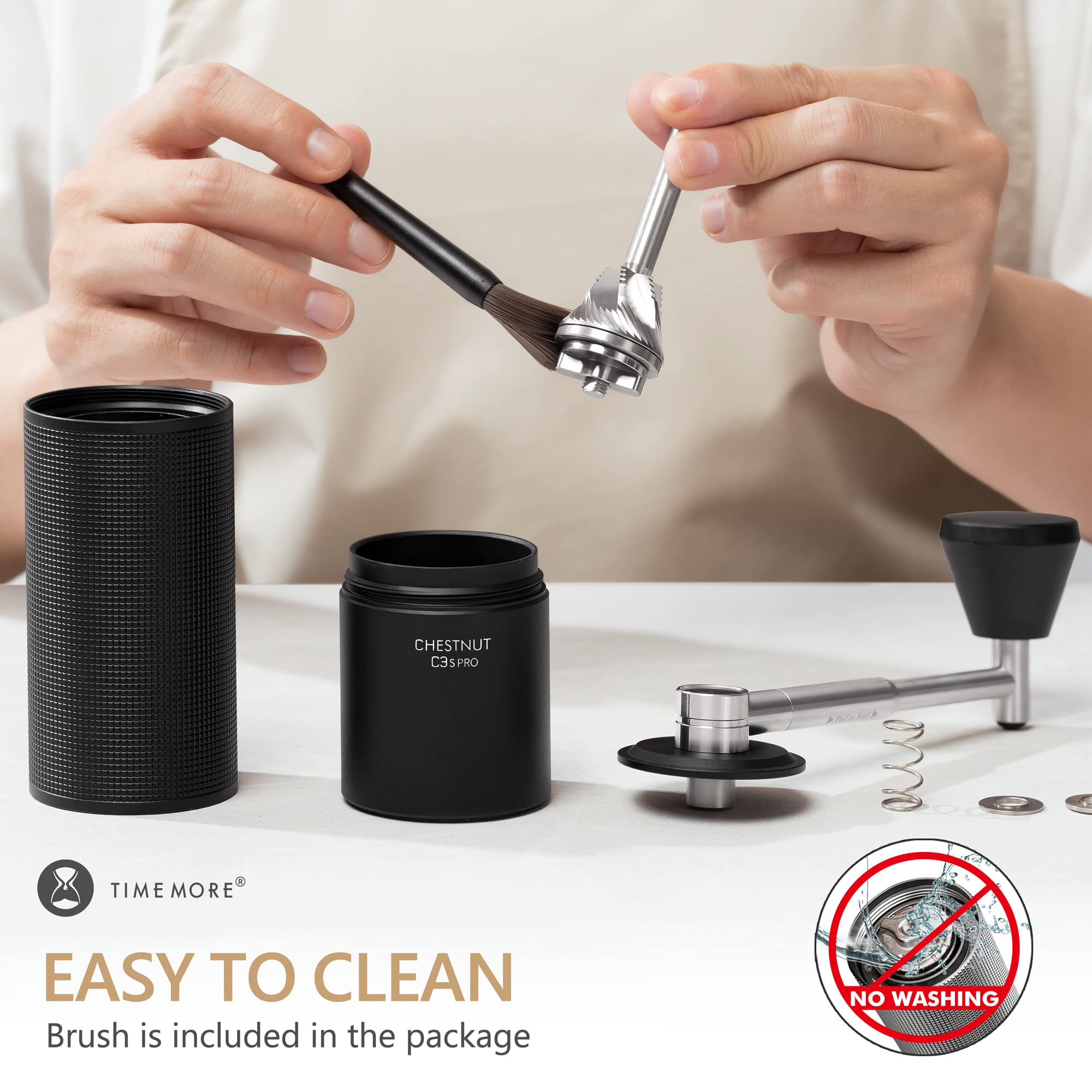 Timemore castanha c3s pro/c3es - Burr Hand Grinder avaliação e preço