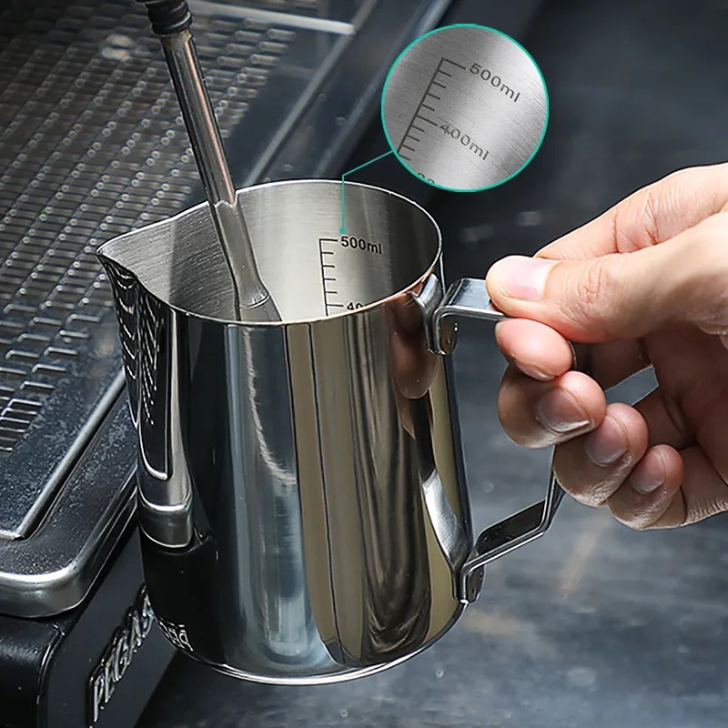Jarro de Aço Inoxidável para E - Barista Milk Jug avaliação e preço