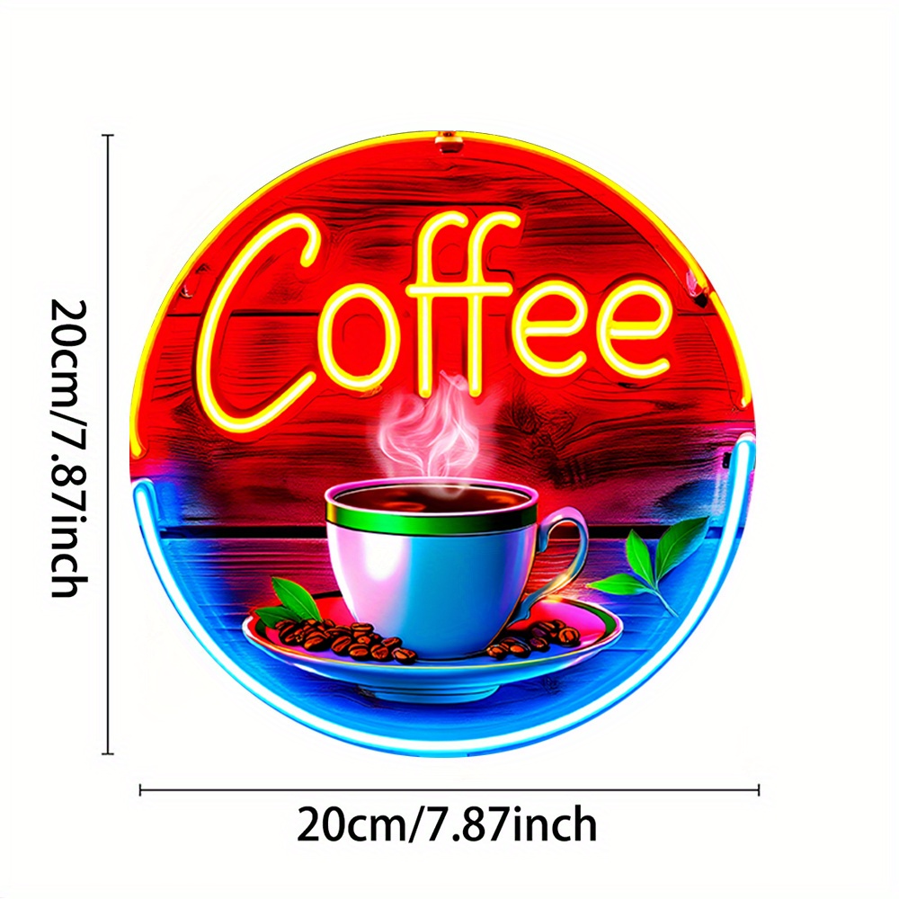 Design plano 2D, Arte de Pared - Coffee Tea Name avaliação e preço