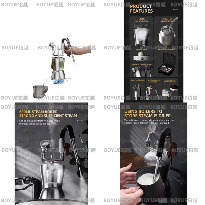 Jarra de Aço Inoxidável para E - Barista Milk Jug avaliação e preço