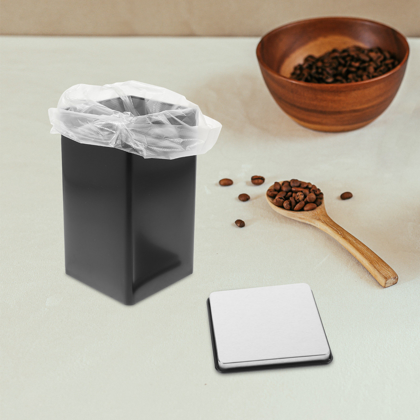 4 potes de metal para armazena - Coffee Tea Sugar avaliação e preço